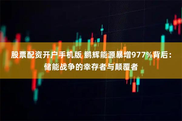 股票配资开户手机版 鹏辉能源暴增977%背后：储能战争的幸存者与颠覆者